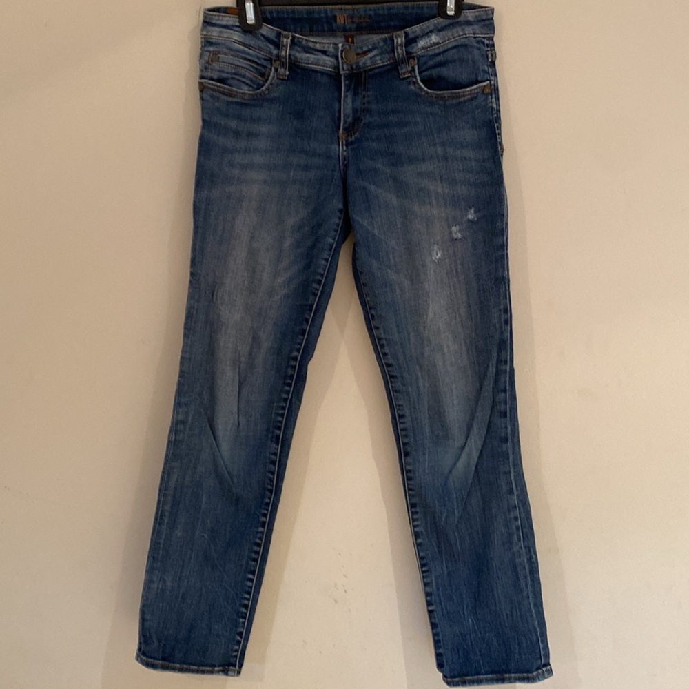 Kut From The Kloth straight leg distressed jeans women’s Size 2